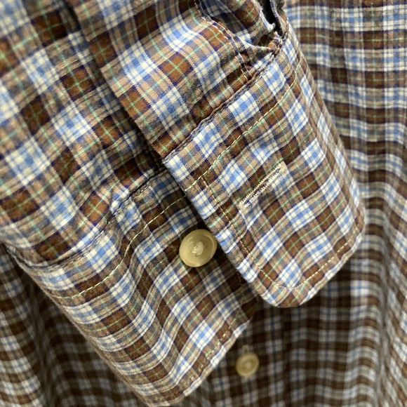 Ralph Lauren Long Sleeve Spread Collar Plaid Dress Shirt / Size M / EUC - Picture 7 of 7